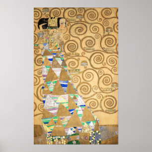 Poster Gustav Klimt - Expectativa, Frieze Stoclet