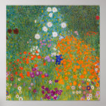 Poster Gustav Klimt - Jardim Flor<br><div class="desc">Jardim Flor - Gustav Klimt em 1905-1907</div>