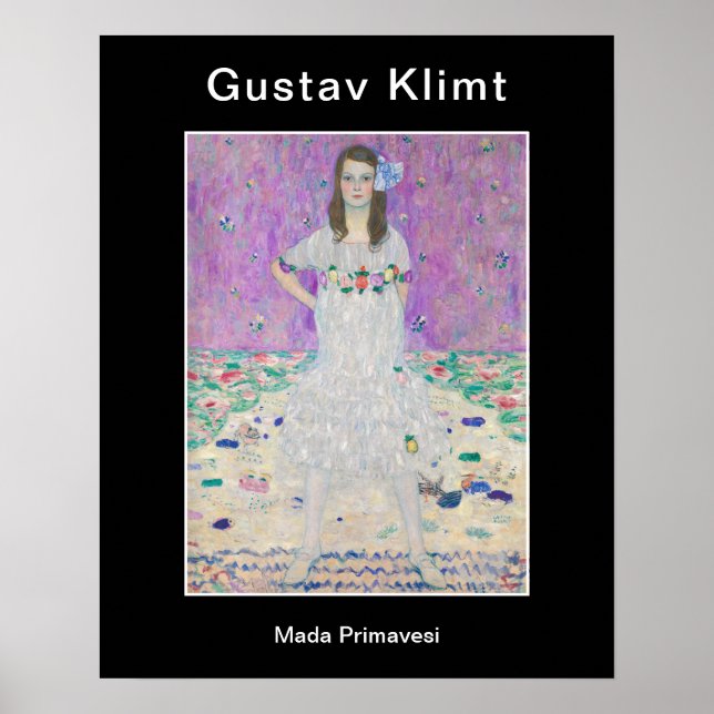 Poster Gustav Klimt - Mada Primavesi (Frente)