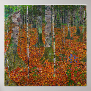 Poster Gustav Klimt - Madeira de Birch