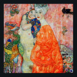 Poster Gustav Klimt - Mulheres Amigas<br><div class="desc">Mulheres Amigas - Gustav Klimt,  Petróleo na Canvas,  1916-17 (destruído em 1945)</div>