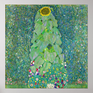 Poster Gustav Klimt - O Girassol