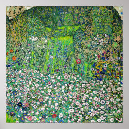 Poster Gustav Klimt - Paisagem e Caipira Hortícolas