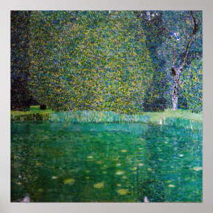 Poster Gustav Klimt - Parque de Schloss Kammer am Atterse