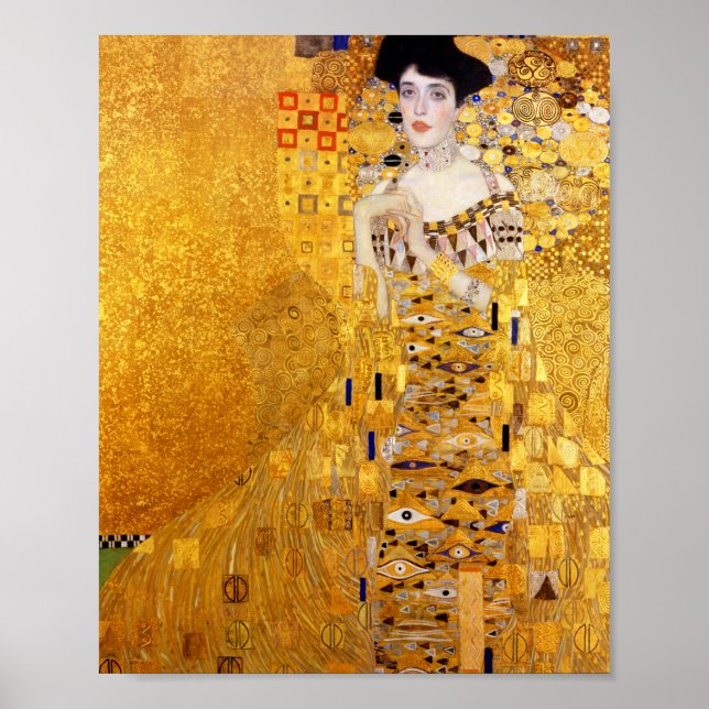 Quadro Gustav Klimt A Dama De Ouro Arte