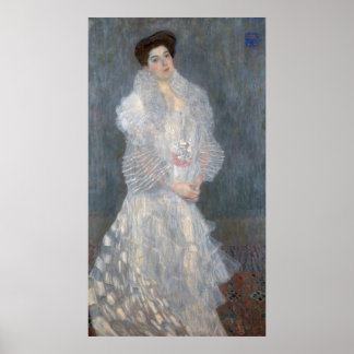 Poster Gustav Klimt - Retrato de Hermine Gallia