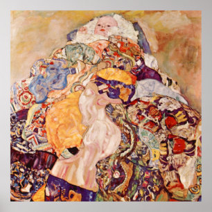 Poster Gustav Klimt 'The Baby'