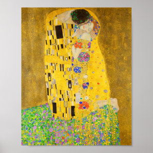 Poster Gustav Klimt The Biss Fine Art