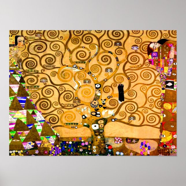 Poster Gustav Klimt Tree of Life (Frente)