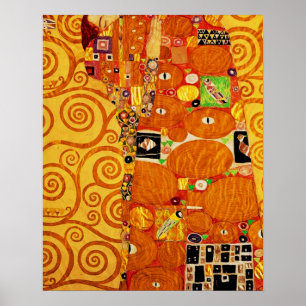 Póster Gustav Klimt Tree of Life Art Nouveau