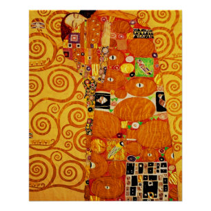 Póster Gustav Klimt Tree of Life: Art Nouveau Symbolista