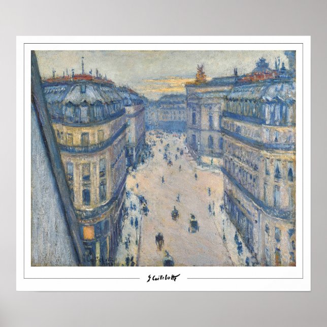 Poster Gustave Caillebotte Arte Fina #289 (Frente)