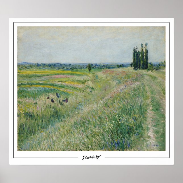 Poster Gustave Caillebotte Arte Fino #91 (Frente)