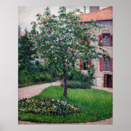 Poster Gustave Caillebotte - Árvores em Flor