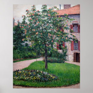 Poster Gustave Caillebotte - Árvores em Flor
