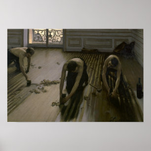 Póster Gustave Caillebotte - as plainas do assoalho