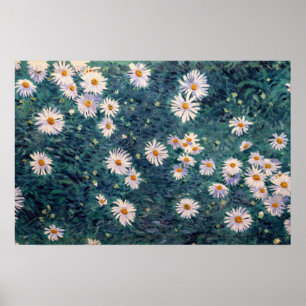Poster Gustave Caillebotte - Cama de Margaridas, Detalhe