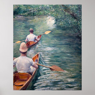Poster Gustave Caillebotte - Canoas nos Yerres