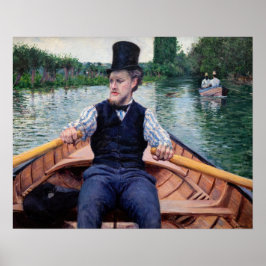 Poster Gustave Caillebotte - Festa de Barco
