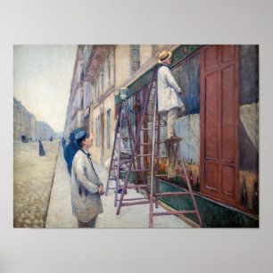 Poster Gustave Caillebotte - Os Pintores Da Casa