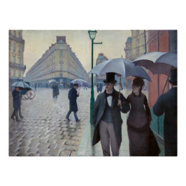Póster Gustave Caillebotte - Paris Street; Rainy Day