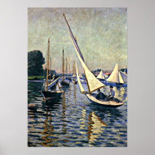 Póster Gustave Caillebotte: Regatta na Argentina
