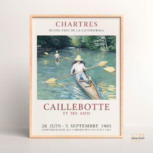 Poster Gustave Caillebotte Skiffs nos Yerres