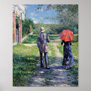 Poster Gustave Caillebotte - The Path Uphill