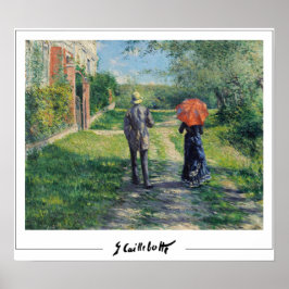 Poster Gustave Caillebotte Zedign Cartaz de Arte #14