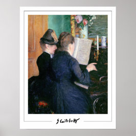 Poster Gustave Caillebotte Zedign Cartaz de Arte #207