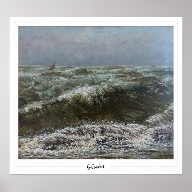Poster Gustave Courbet Arte Fina #183 (Frente)