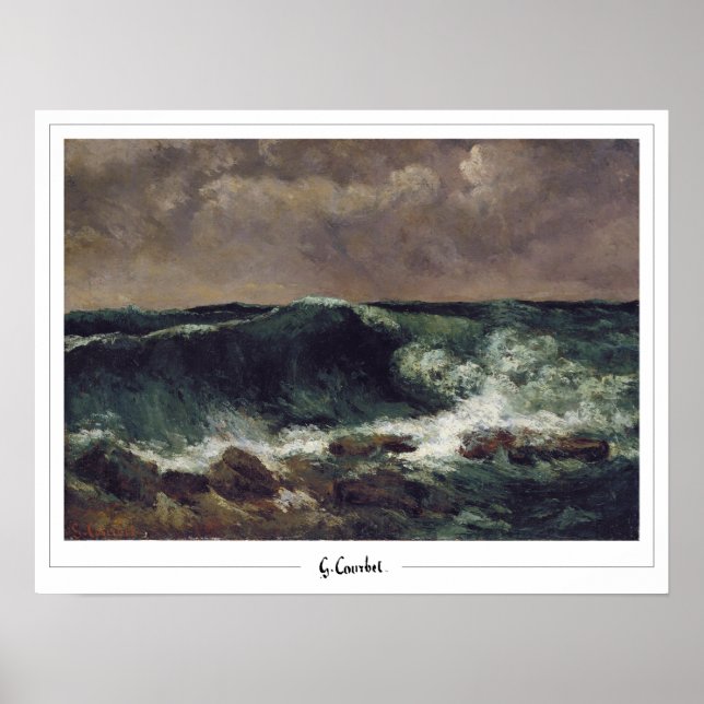 Poster Gustave Courbet Arte Fina #241 (Frente)