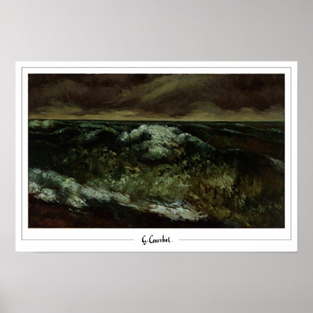 Poster Gustave Courbet Arte Fina #331 (Frente)