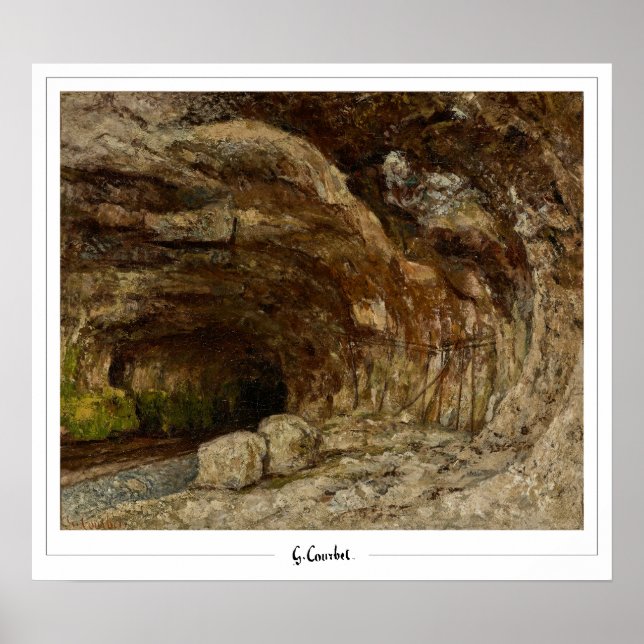 Poster Gustave Courbet Arte Fina #391 (Frente)