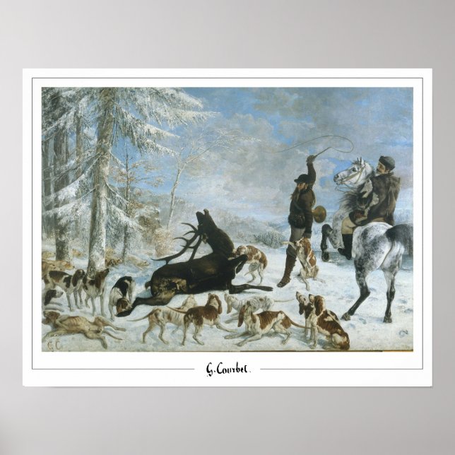 Poster Gustave Courbet Arte Fina #421 (Frente)