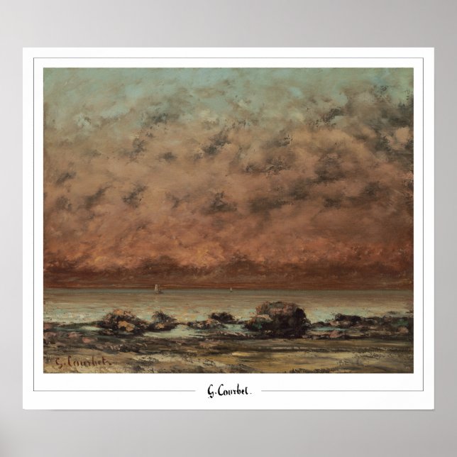 Poster Gustave Courbet Arte Fina #705 (Frente)