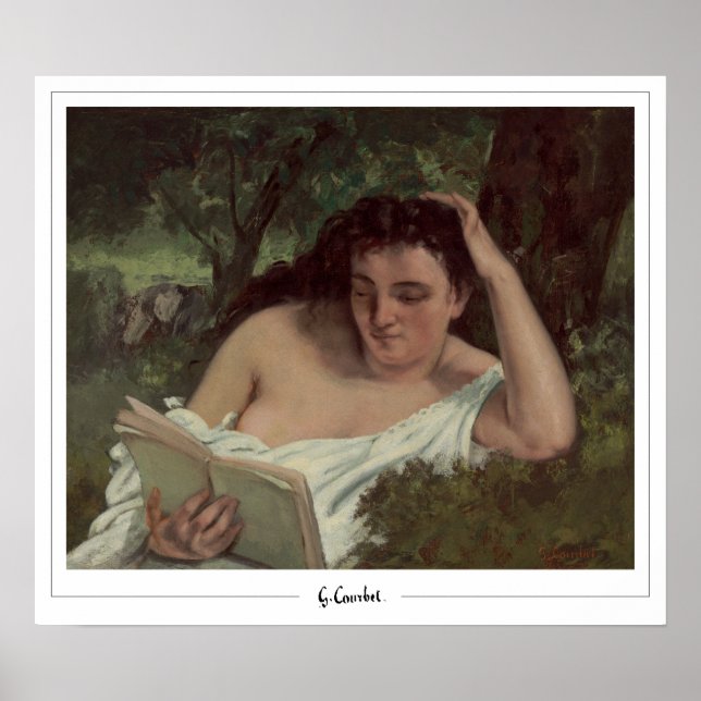 Poster Gustave Courbet Arte Fina #717 (Frente)