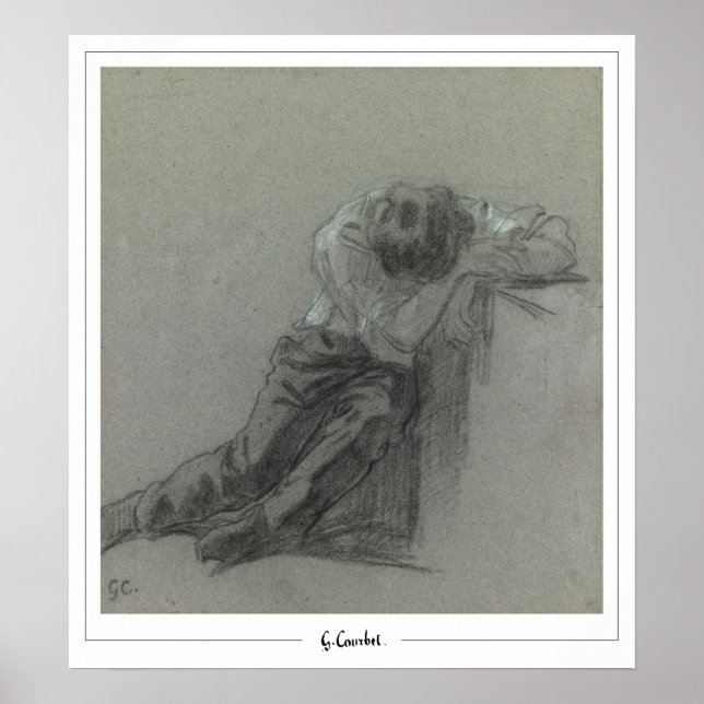 Poster Gustave Courbet Arte Fina #809 (Frente)