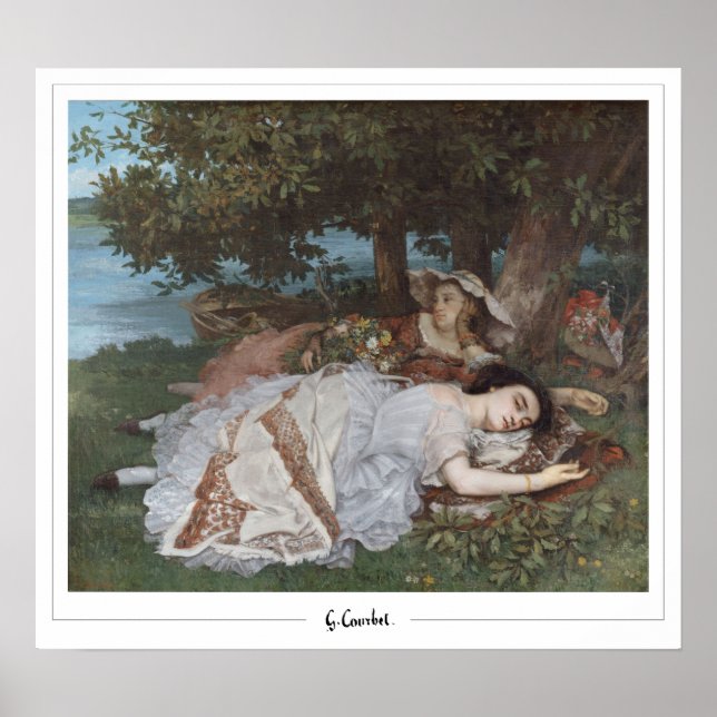 Poster Gustave Courbet Belas Artes #96 (Frente)
