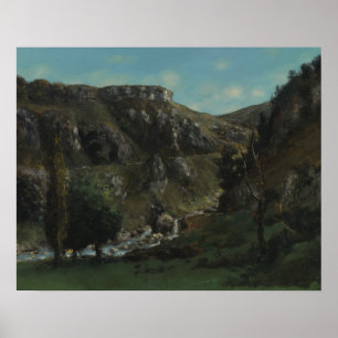 Poster Gustave Courbet - Vale de Laloue