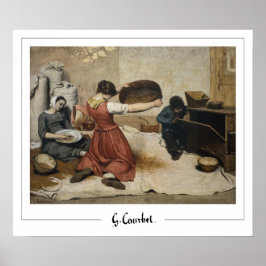 Poster Gustave Courbet Zedign Cartaz de Arte #175-2