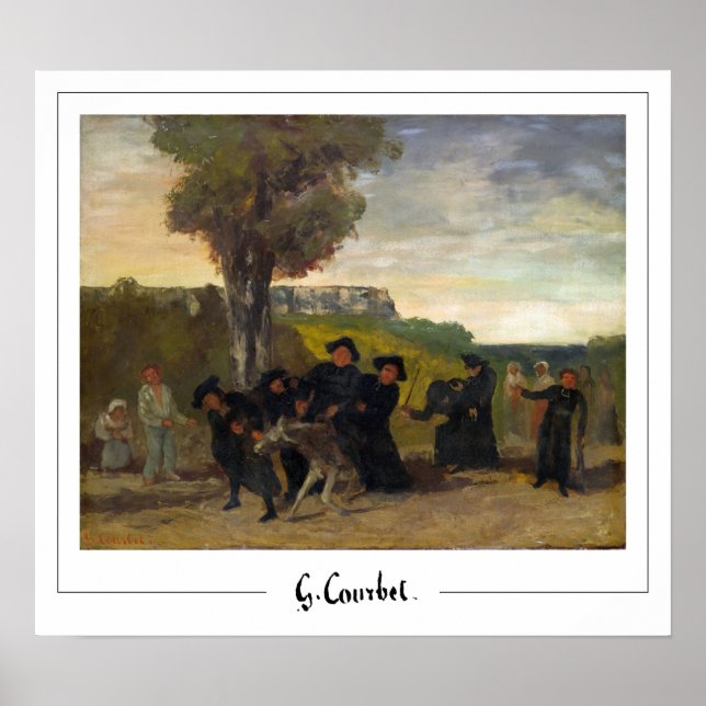 Poster Gustave Courbet Zedign Cartaz de Arte #213-2 (Frente)