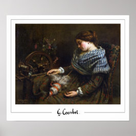 Poster Gustave Courbet Zedign Cartaz de Arte #337-2