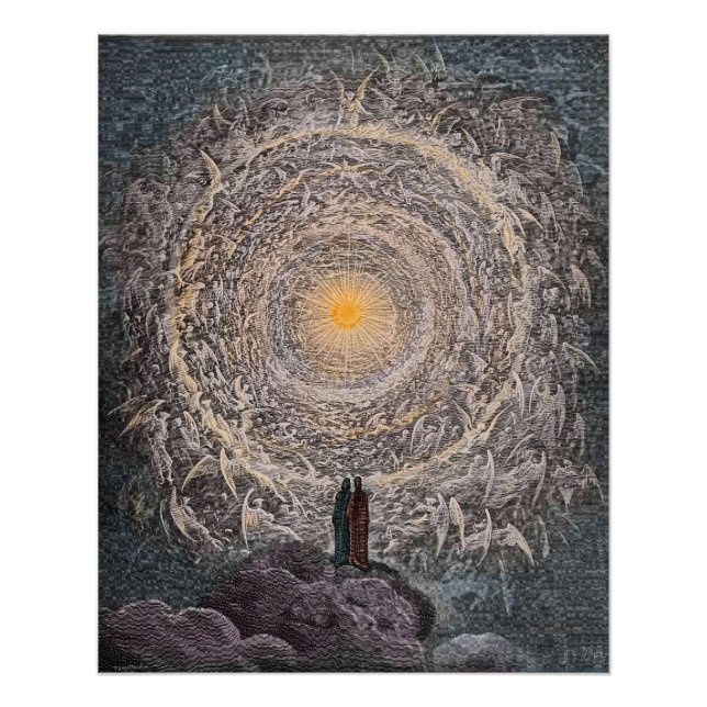 Póster Gustave Dore A Divina Comédia (Frente)