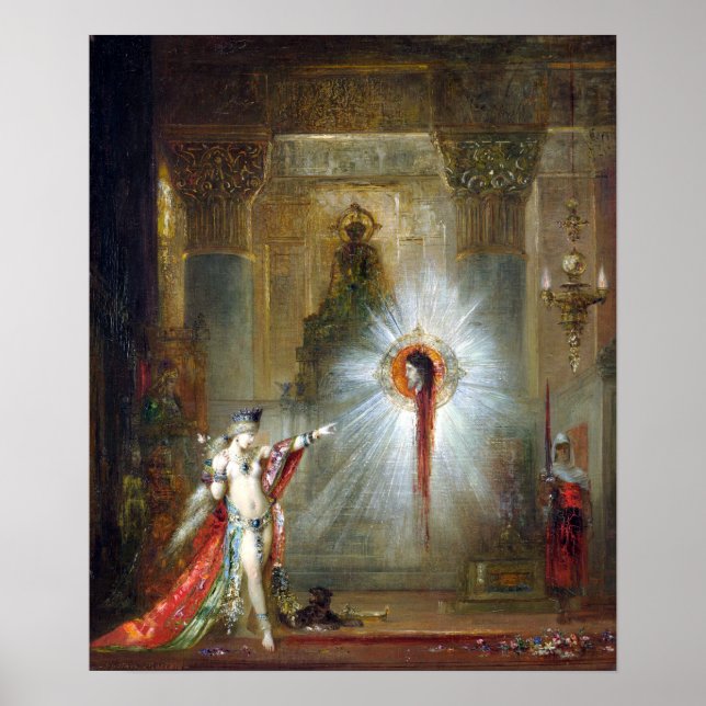 Poster Gustave Moreau A Aparição (Frente)