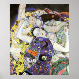 Póster Gustavo Klimt - o óleo de Virgin