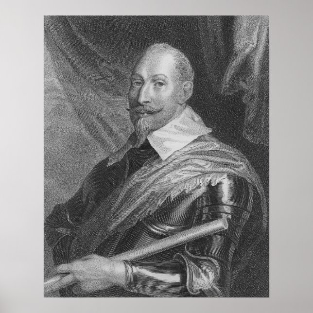 Póster Gustavus Adolphus II Rei da Suecia (Frente)