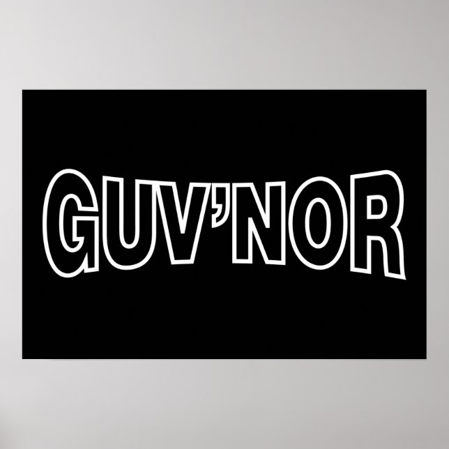 POSTER GUV'NOR (Frente)