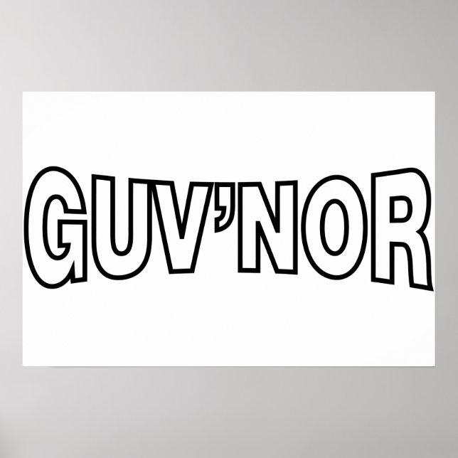 POSTER GUV'NOR (Frente)