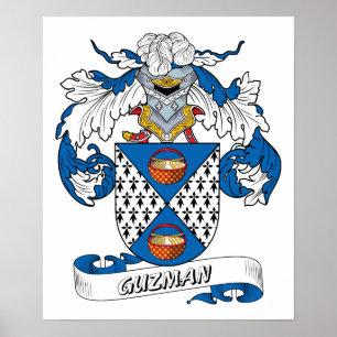 Póster Guzman Family Crest